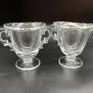 Fostoria Open Sugar / Creamer